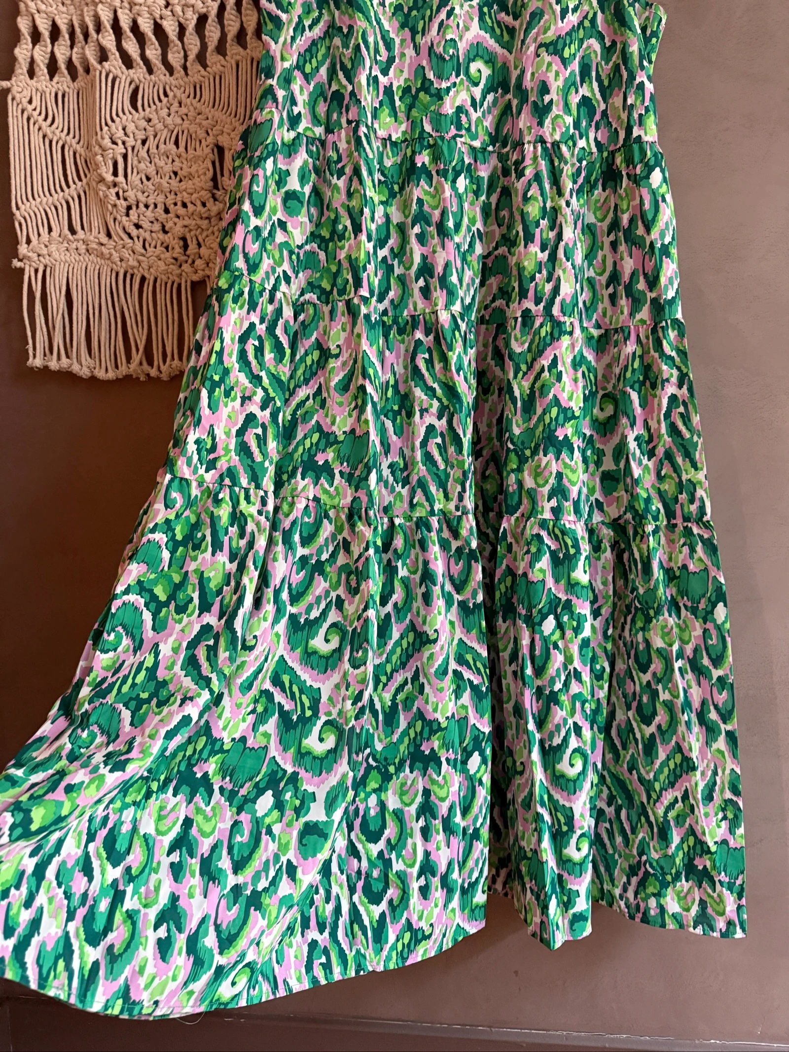 Vestido 48 de verano fluido camisola de verde – photo 5